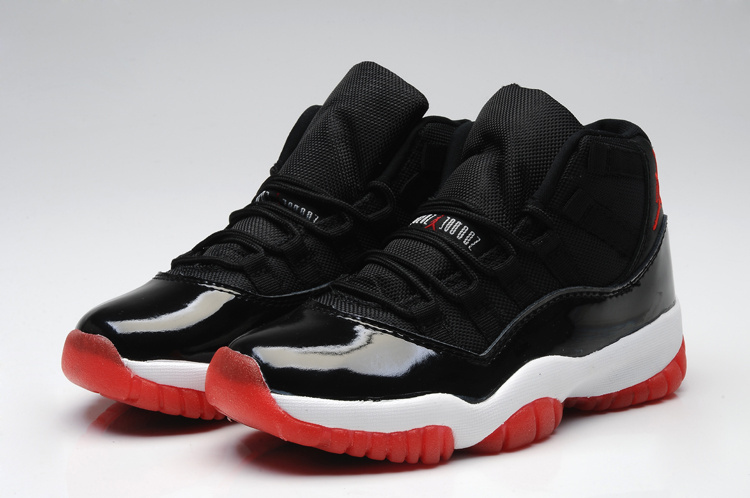 Air Jordan 11 Women Shoes Black/Red Online